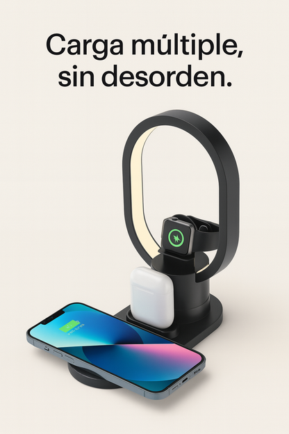 PowerNest™ Carga 4 En 1 - Carga todo en un solo lugar y vive sin caos.