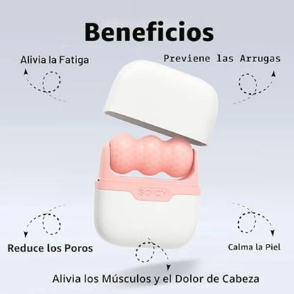 IceGlow™ -Rodillo de Hielo para Ojos y Rostro: Reduce la hinchazón, el estiramiento de la piel y reduce arrugas